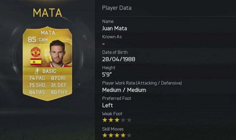 FIFA 15 - Mata