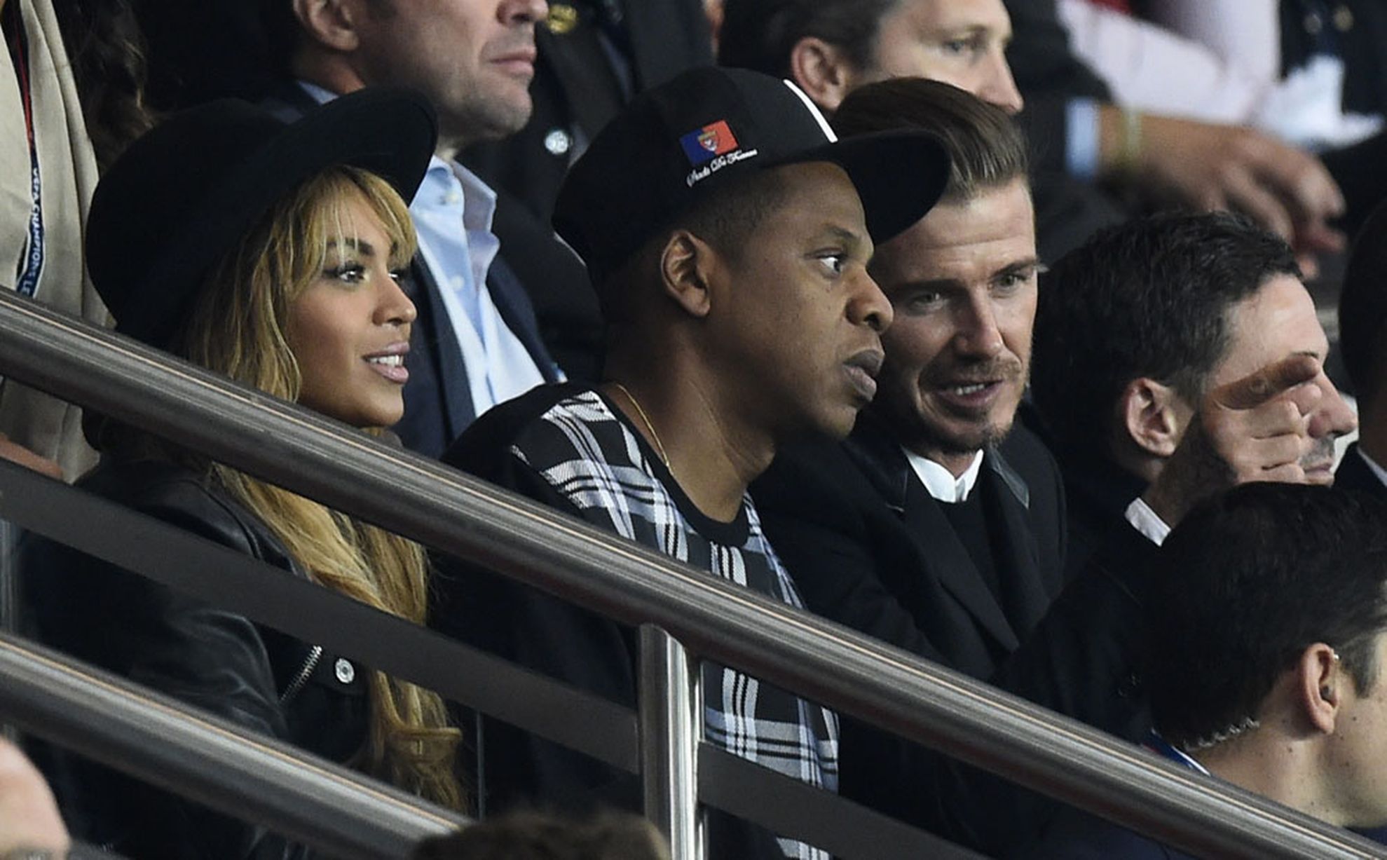 Beyonce, Jay Z, David Beckham