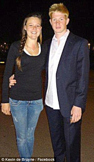 Kevin de Bruyne and ex girlfriend Caroline Lijnen