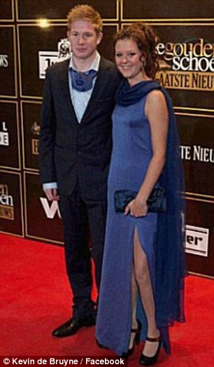Kevin de Bruyne and ex girlfriend Caroline Lijnen