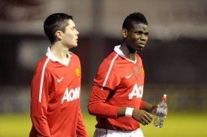 Soccer - FA Youth Cup - Third Round - Manchester United v Portsmouth - Moss Lane