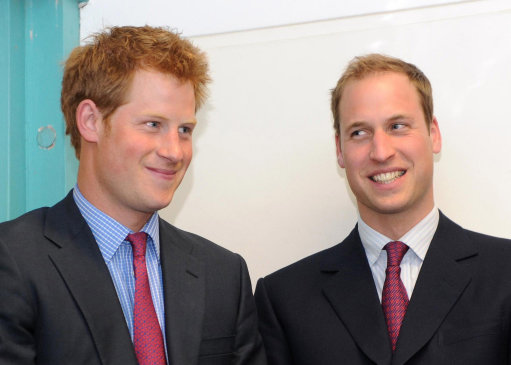 William and Harry top boys' names