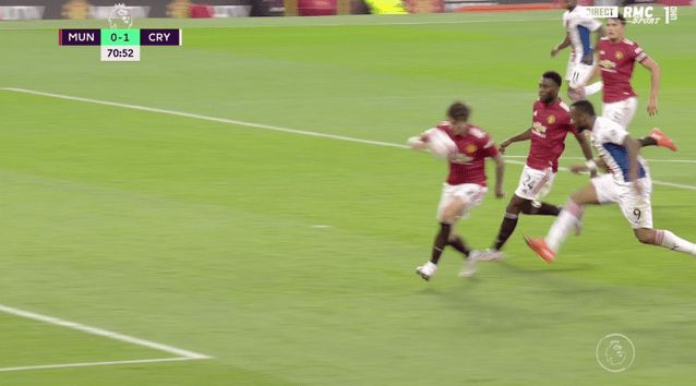 Video: VAR controversy as De Gea saves penalty for Man United only for Zaha to score retaken spot-kick