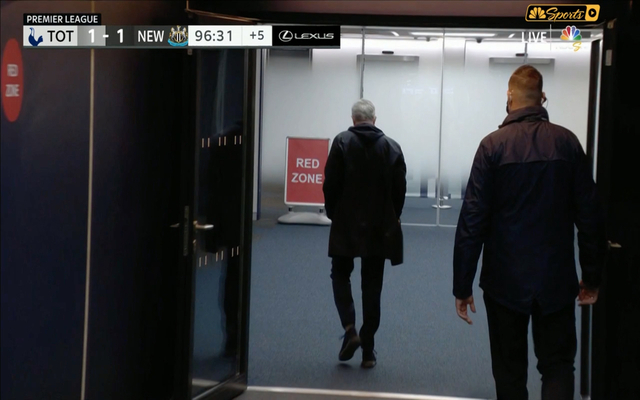 Video: Furious Jose Mourinho walks out after ridiculous handball call vs Spurs