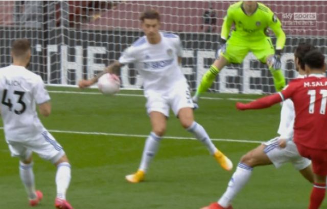 Exclusive: Former ref Keith Hackett explains why the decision for Liverpool’s first penalty vs Leeds was incorrect and how the handball law creates inconsistencies