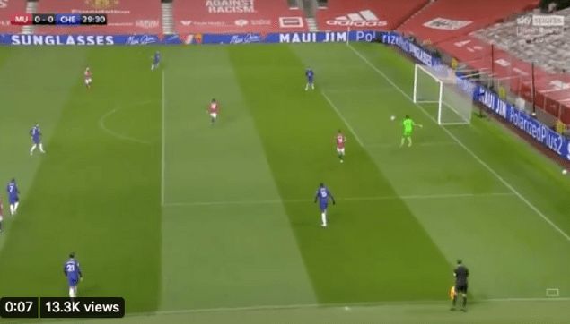 Video: Chelsea’s Mendy almost hands Man United the lead after howler