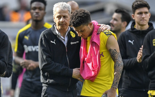 Borussia Dortmund boss hints Jadon Sancho has been affected by Manchester United transfer speculation