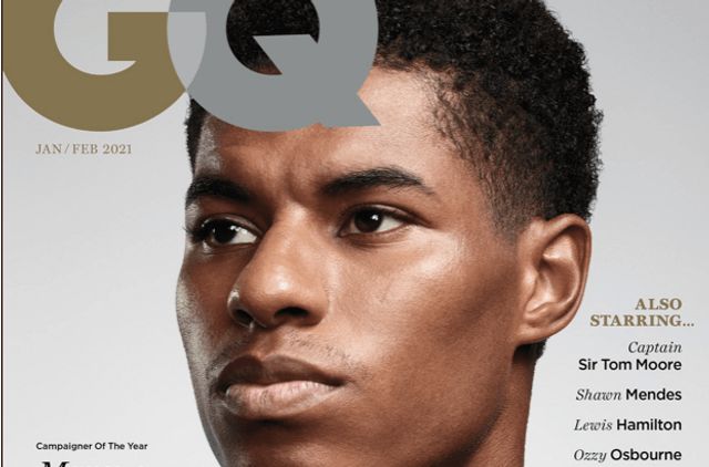 Photo: Man United’s Marcus Rashford graces the cover of GQ as their Campaigner of the Year