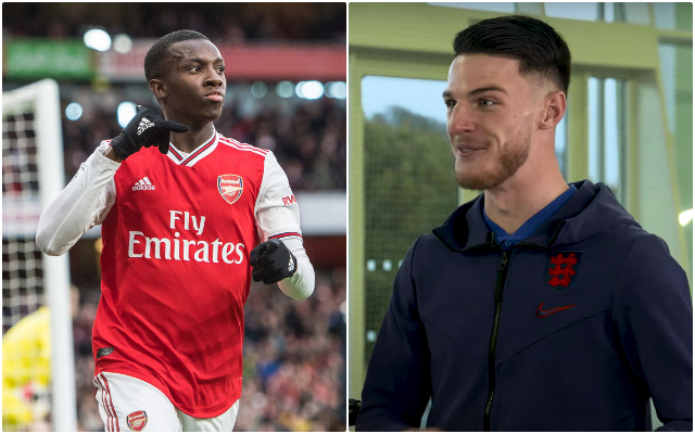 Declan Rice shares amazing team gesture from Arsenal ace Eddie Nketiah during Chelsea days in talk with Chilwell for England