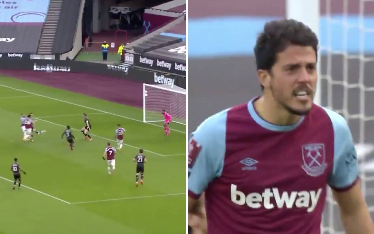 Video: Pablo Fornals smashes West Ham ahead early on before celebrating with audible “Yesss!” roar