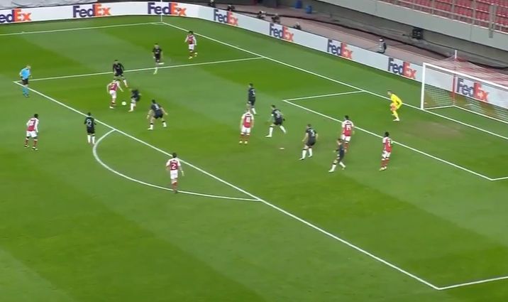 Video: Brilliant Kieran Tierney comes up with a huge goal for Arsenal to drag them back into the game vs Benfica