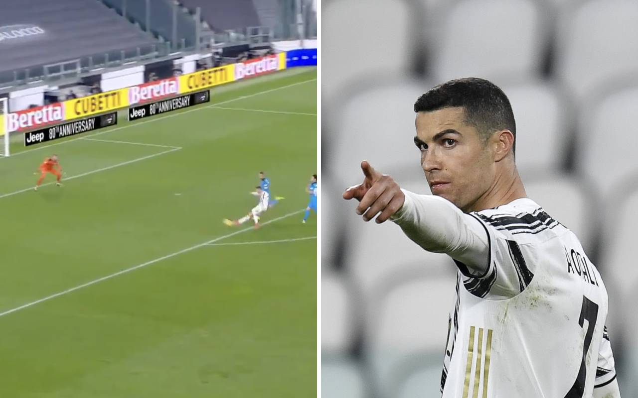 Video: Cristiano Ronaldo rounds off Juventus victory with clinical left-footed finish into the bottom corner
