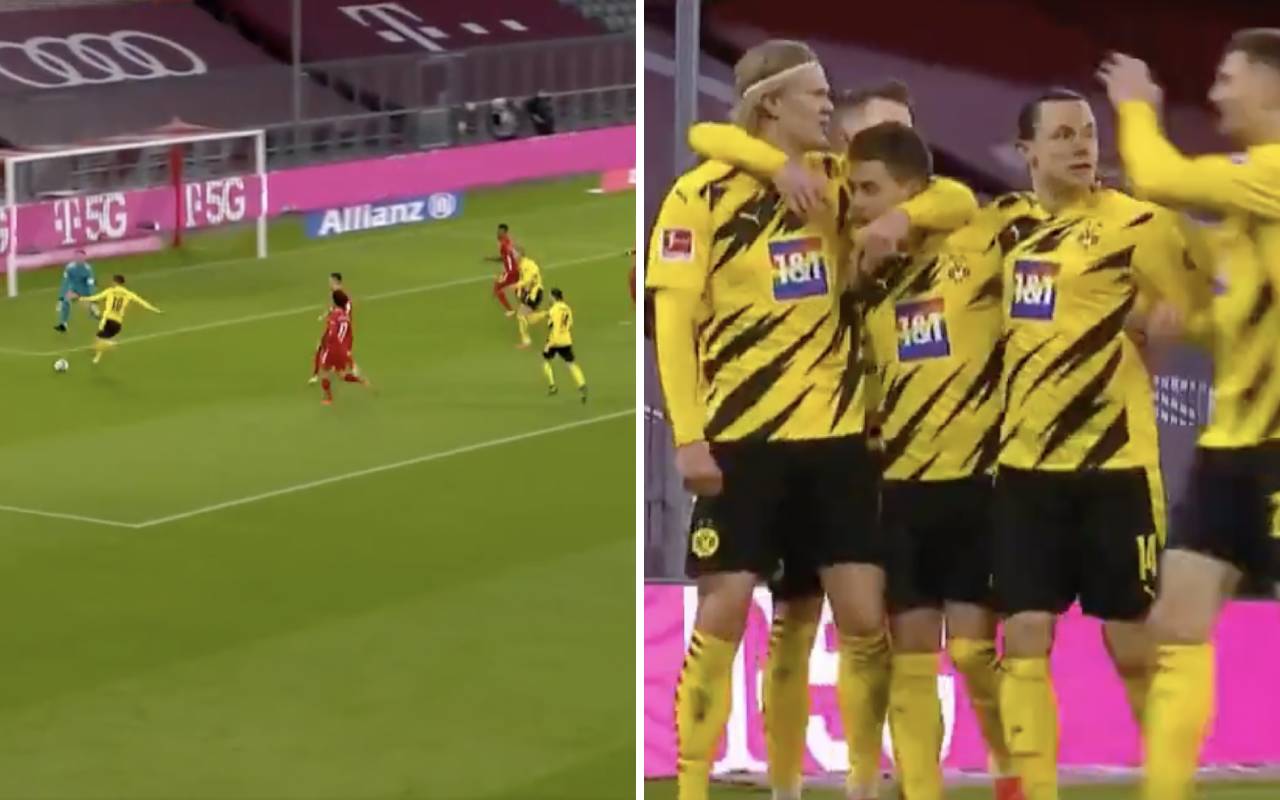 Video: Erling Haaland scores second goal in eight minutes at the Allianz as football’s shining light makes mincemeat of Bayern Munich