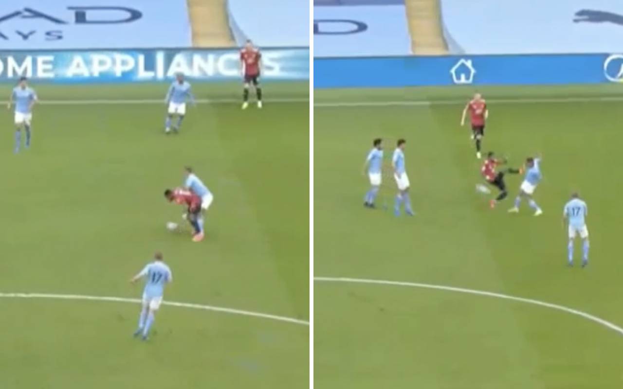 Video: Fred at the forefront as Manchester giants combine to show how not to play football with hilariously dismal passage of play