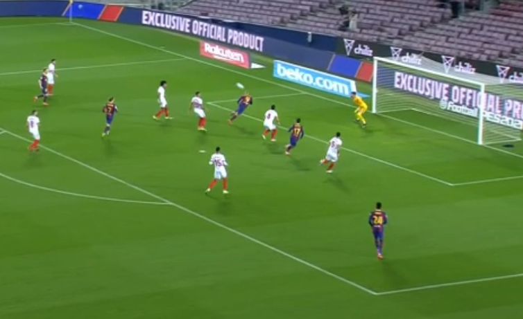 Video: Martin Braithwaite could be Barcelona’s hero as he puts them ahead against Sevilla