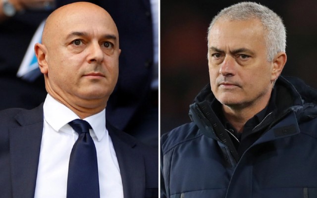 Jose Mourinho blames ‘Mr Levy club’ for lack of feeling towards Tottenham CaughtOffside