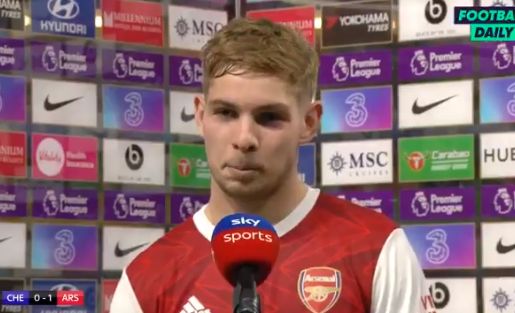 Video: Arsenal’s Emile Smith Rowe gives classy response to question over Chelsea snub