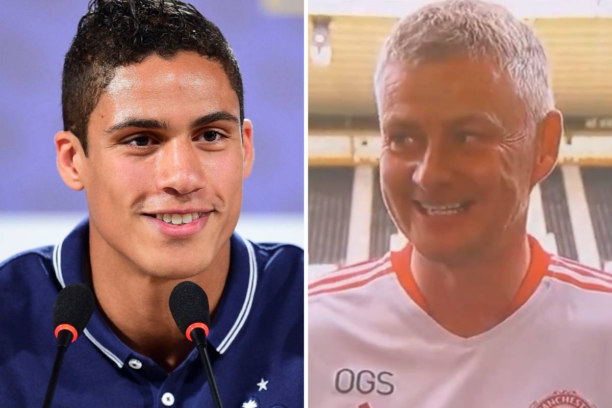 (Video) Ole Gunnar Solskjaer asked Raphael Varane question by cheeky reporter after Man United win