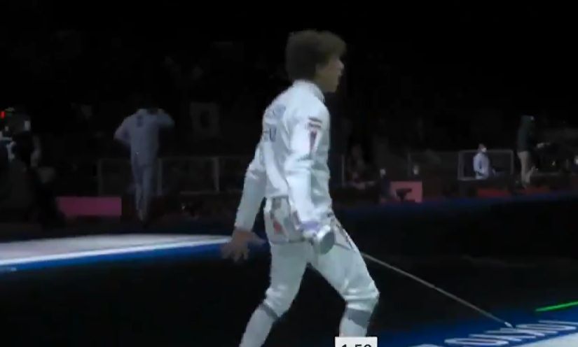 Video: Egyptian fencer Mohamed Elsayed does the Cristiano Ronaldo “SIUUUU” celebration at the Tokyo 2020 Olympics