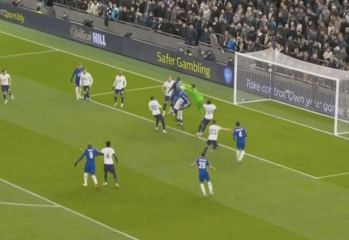 (Video) Rudiger converts set-piece to put Chelsea within touching distance of Carabao Cup final