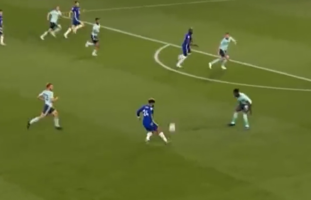 Video: Alonso volleys home following sensational Reece James assist
