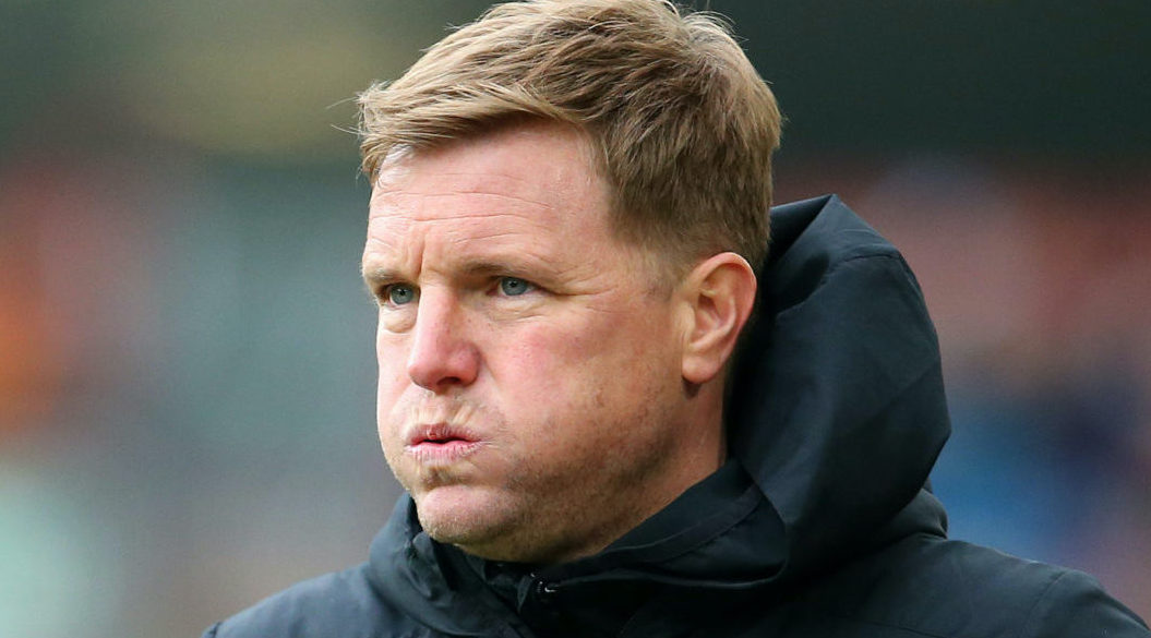 Photo: Blow for Eddie Howe as Newcastle ace spotted on crutches after Brighton game CaughtOffside
