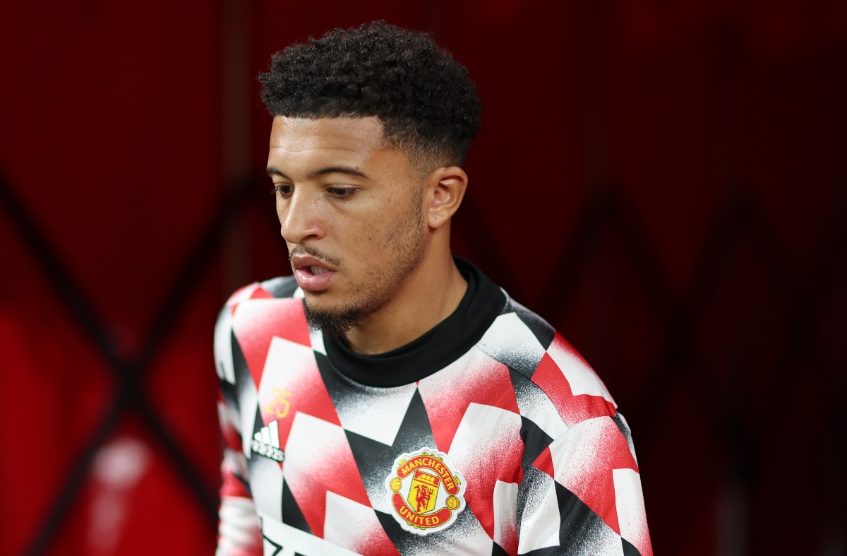Fan gets picture with smiling Jadon Sancho as Man United star watches club’s U18s beat Newcastle CaughtOffside