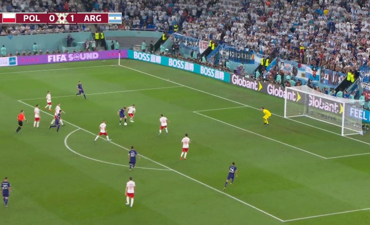 Video: Argentina set for victory after stunner from Man City’s
Julian Alvarez