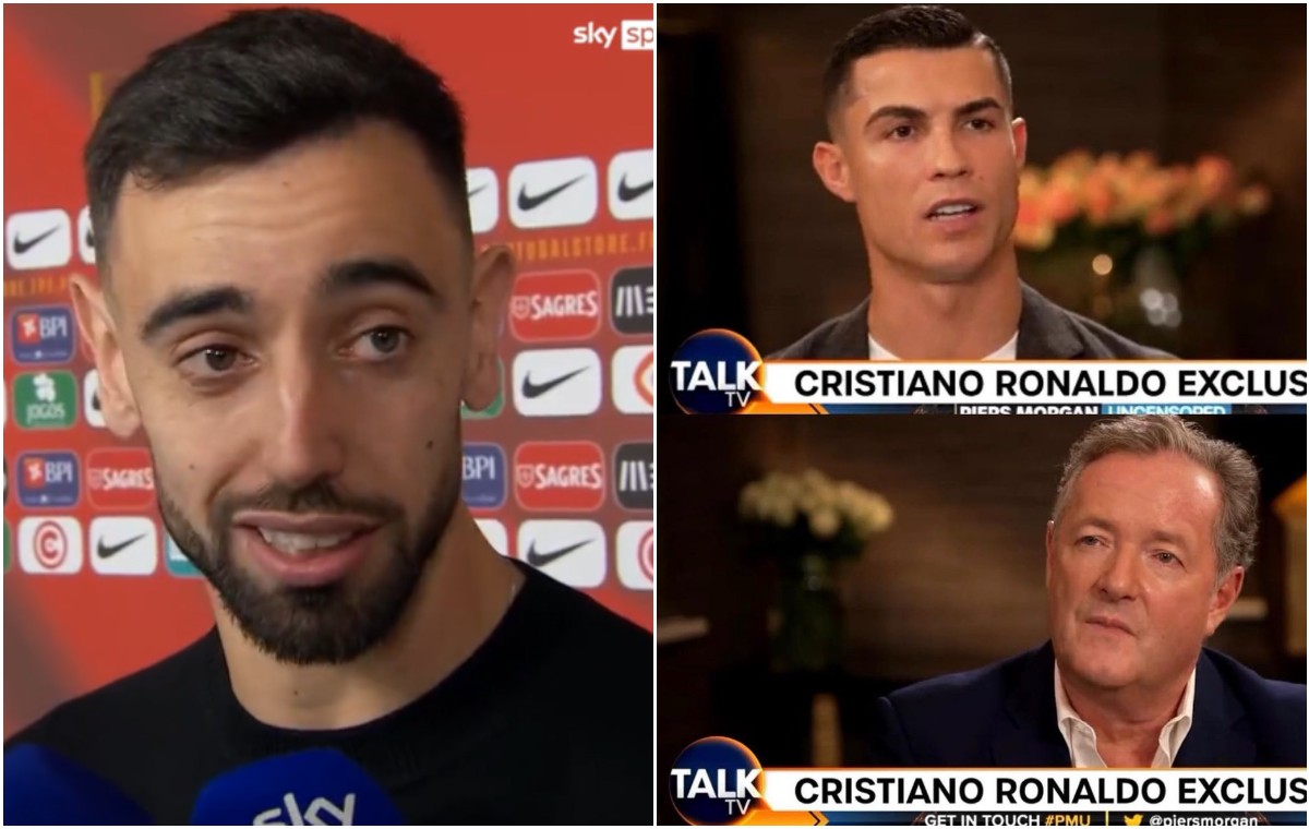“I didn’t read the interview” – Bruno Fernandes responds to Cristiano Ronaldo lashing out at Man United on TalkTV