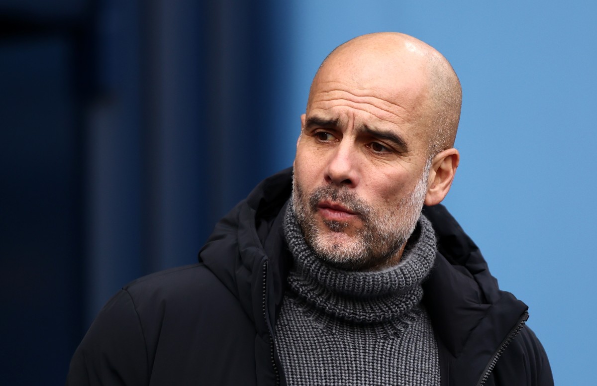 Pep Guardiola gives impressive five-word response to Man City’s potential treble CaughtOffside