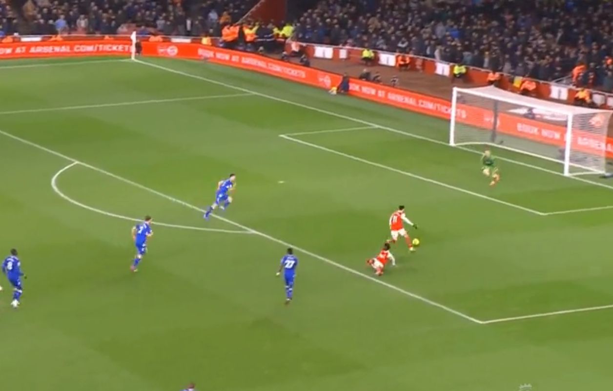 Video: Gabriel Martinelli doubles Arsenal’s lead over Everton