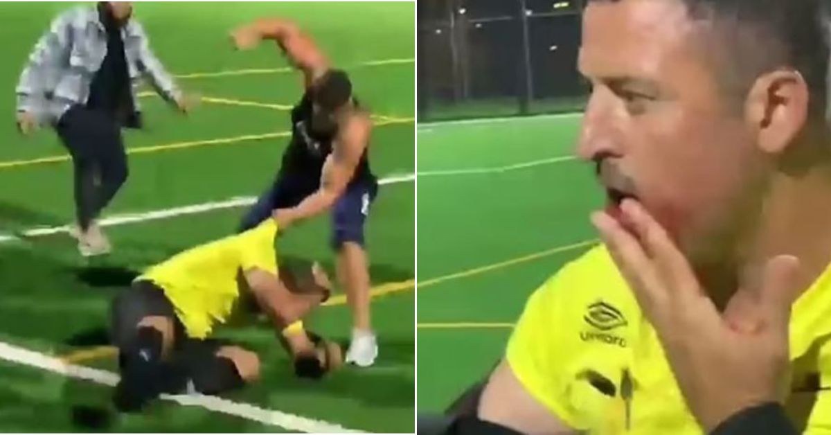 Player arrested for assault on referee that leaves the official with a broken jaw CaughtOffside