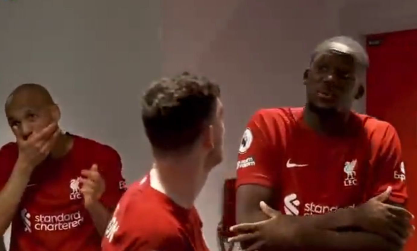 Video: “Free kicks everywhere” – What Liverpool star said about Brentford in halftime tunnel CaughtOffside