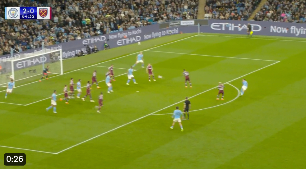 Video: Sub Phil Foden volleys home for Man City’s third against West Ham CaughtOffside