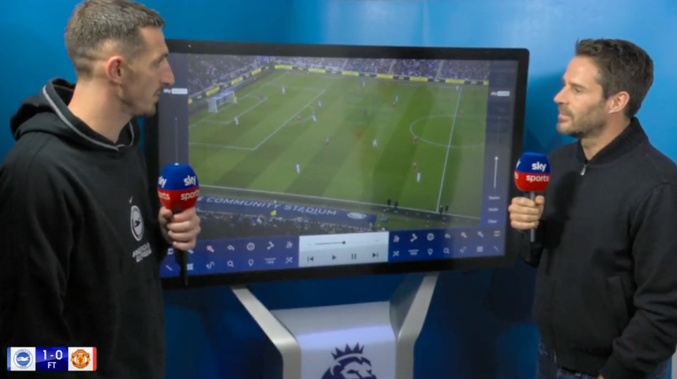 Video: Brighton’s Lewis Dunk didn’t miss the chance to wind Man United up after defeat CaughtOffside