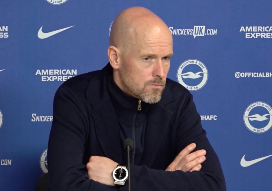 Video: ‘His passion is his strength’ – Erik ten Hag refuses to condemn Man United star after Brighton flashpoints CaughtOffside