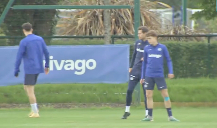 Video: Frank Lampard makes crazy decision in Chelsea training session CaughtOffside