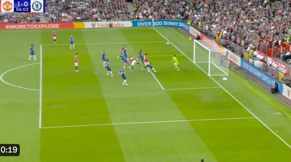 Video: Casemiro heads Man United into the lead as Chelsea defence go missing CaughtOffside