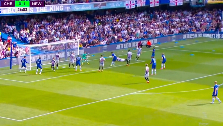 Video: Sterling scores via a deflection to haul Chelsea level against Newcastle CaughtOffside