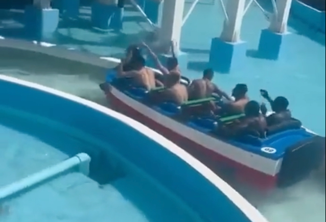 Video: Unprofessional West Ham stars prepare for biggest game of their careers by fooling around in water park CaughtOffside