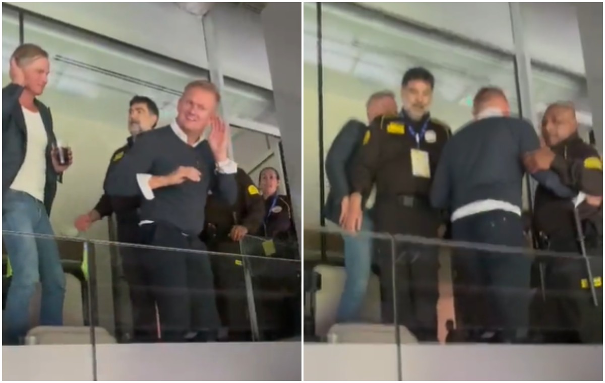 Erling Haaland’s dad made to leave Bernabeu corporate box after insulting & throwing food at Real Madrid fans CaughtOffside