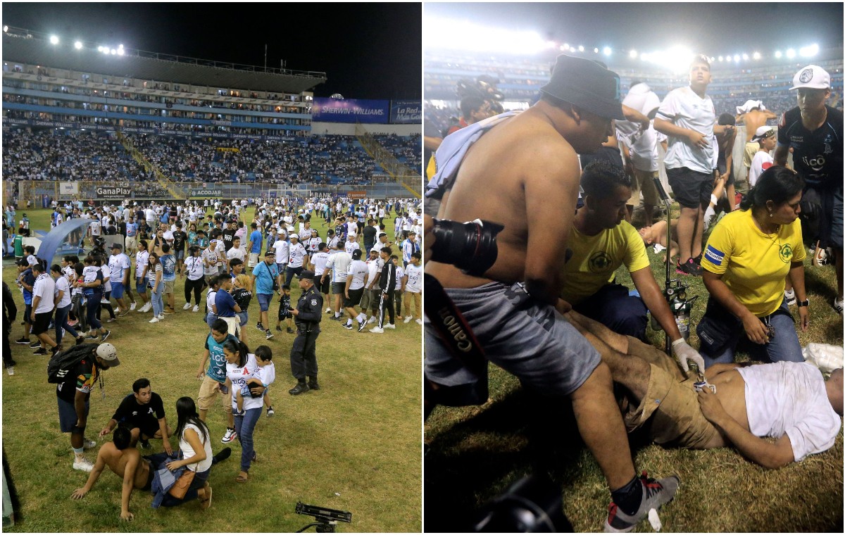 At least 9 people dead in stadium stampede in El Salvador CaughtOffside