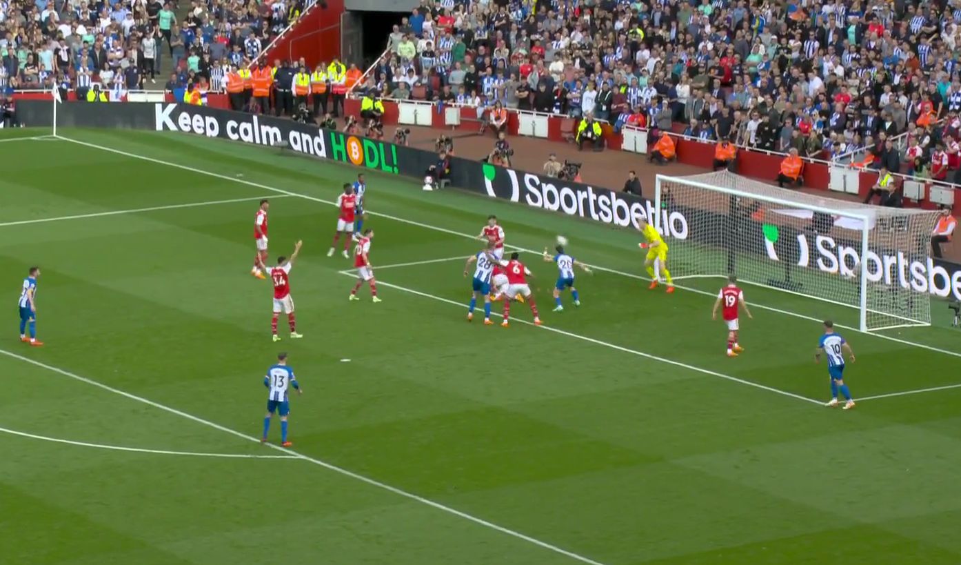 Video: Arsenal’s title hopes hang in the balance as Brighton take lead at Emirates