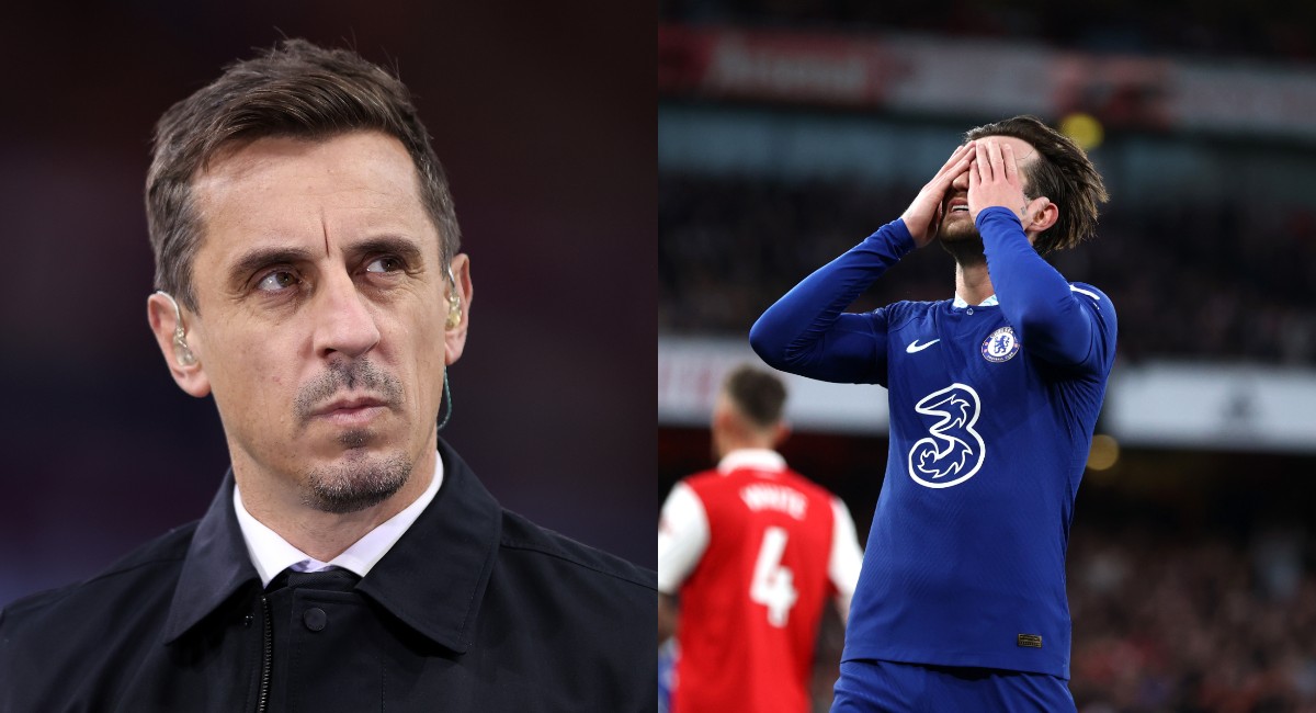 Gary Neville slams “disgusting” Chelsea following defeat to Arsenal CaughtOffside