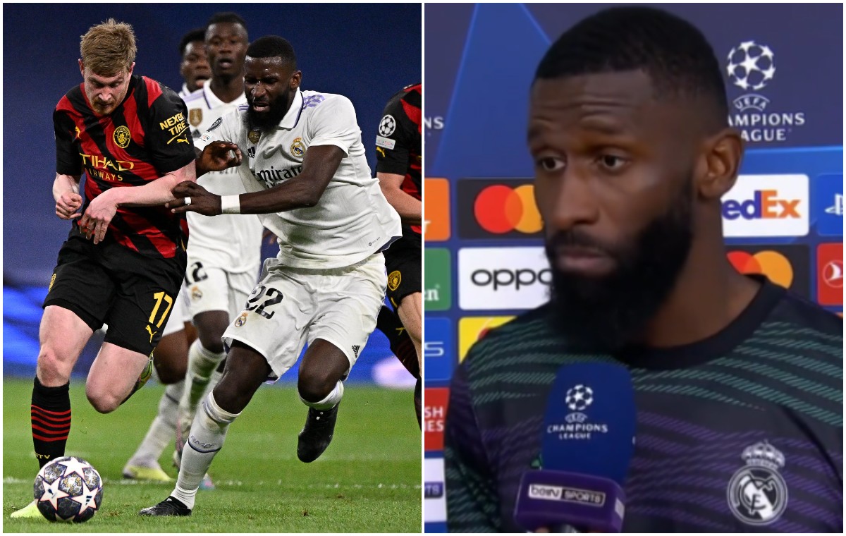 Real Madrid’s Antonio Rudiger aims dig at Manchester City following semi-final first leg draw CaughtOffside