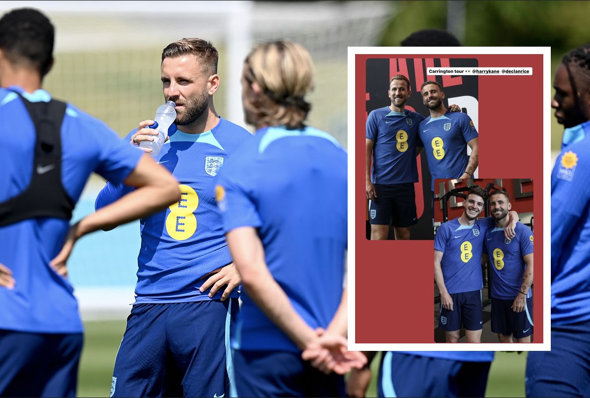 Man United’s Luke Shaw admits to ‘tapping up’ England teammates CaughtOffside