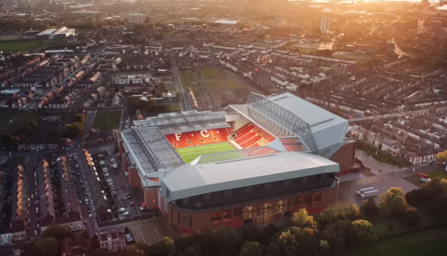 Video: What Liverpool’s new Anfield Road stand will look like when finished CaughtOffside
