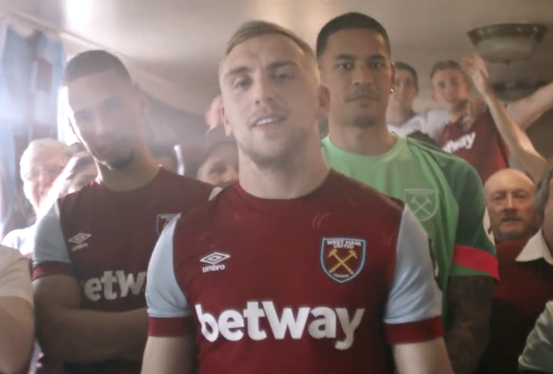 Video: West Ham unveil ‘anthem’ kit CaughtOffside