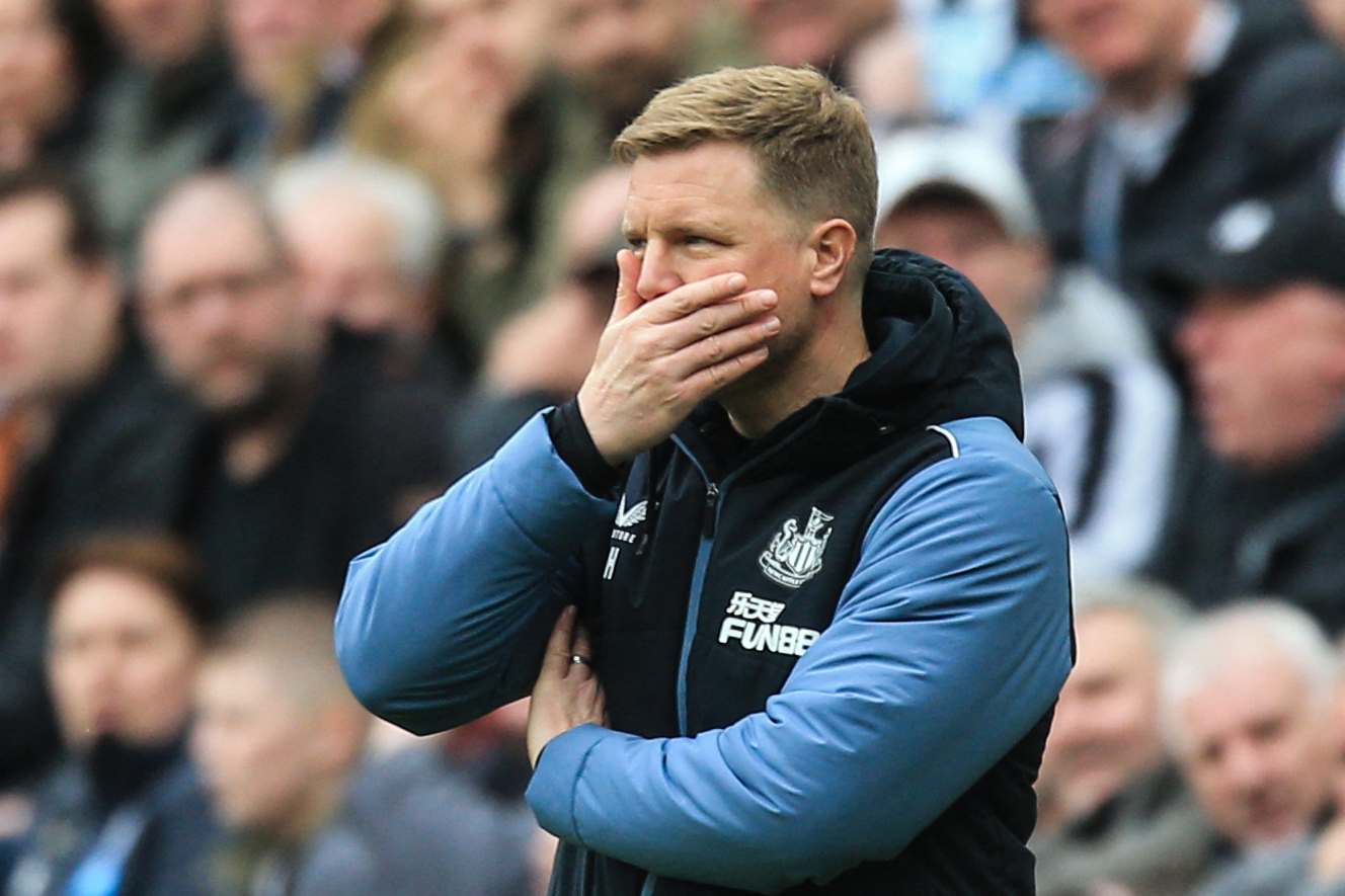 Eddie Howe was fuming with 27-year-old Newcastle star’s performance against Manchester City