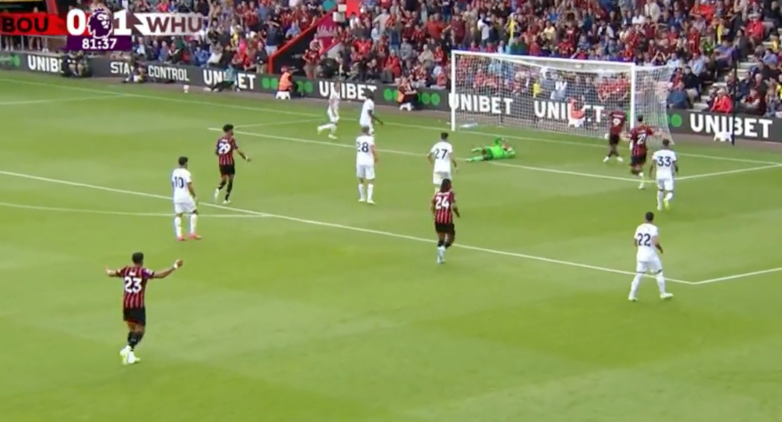 Video: Solanke levels it up for Bournemouth against West Ham CaughtOffside